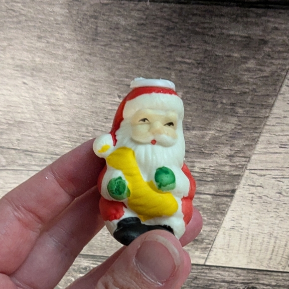 Vintage Bisque Santa String Lights - Picture 3 of 5